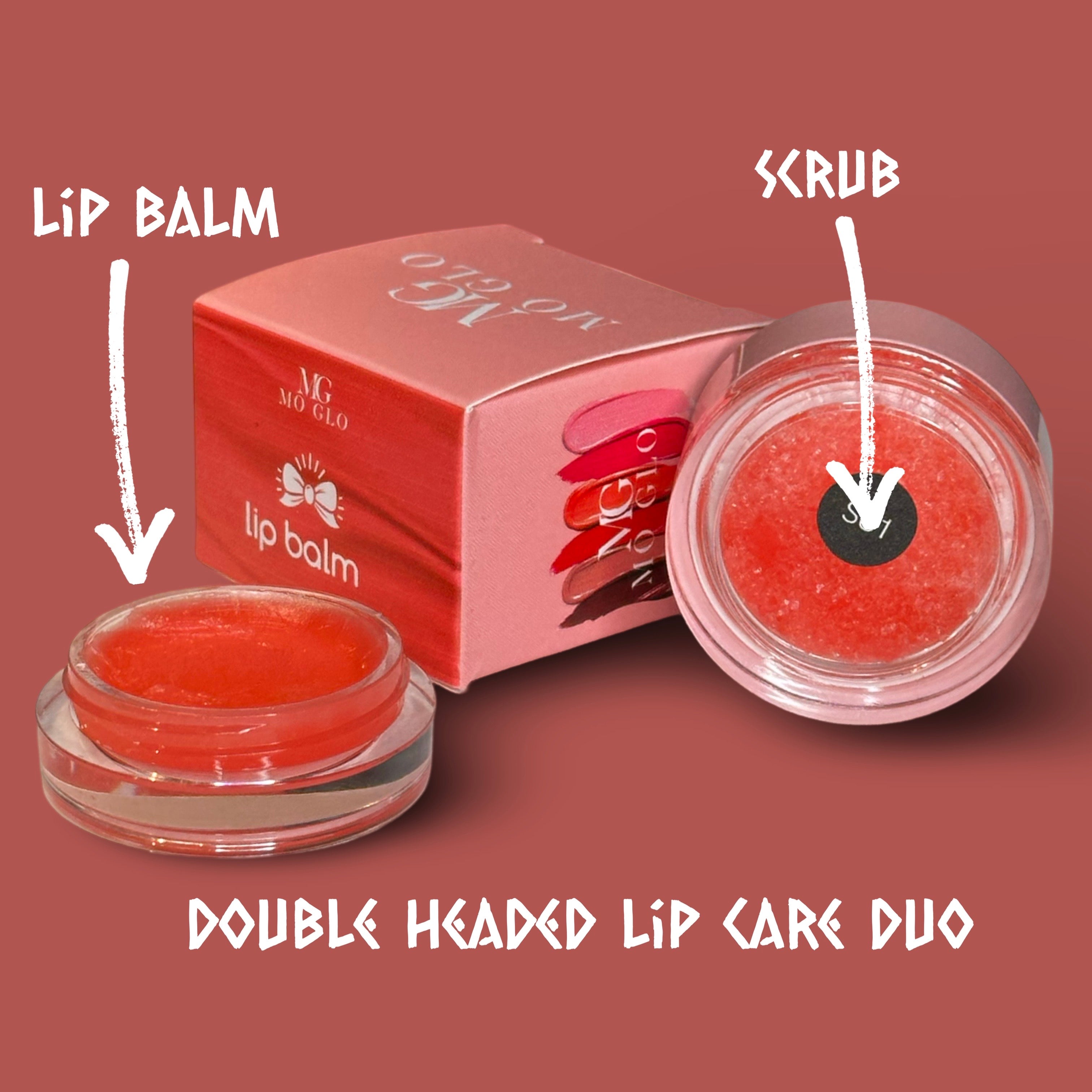 MO GLO'S LIP BALM + SCRUB